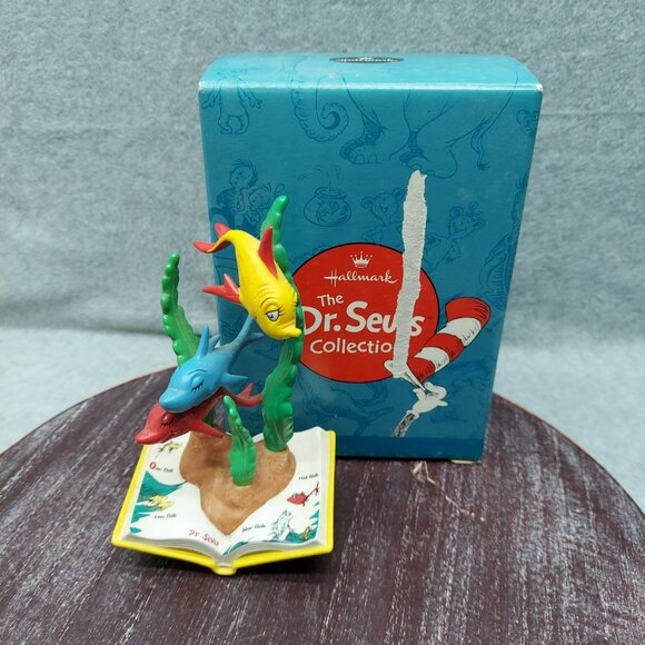 Dr. Seuss "One Fish Two Fish" Book Figurine - Picture 12 of 12